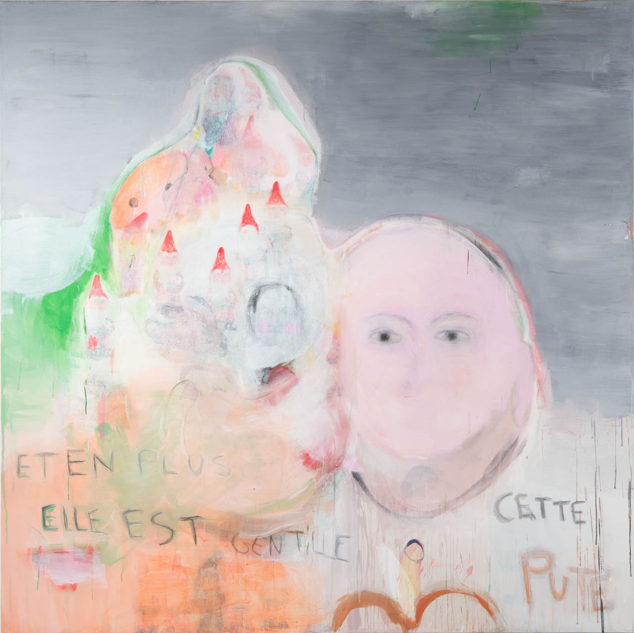 La constipation affective, 200 x 200 cm, 2012