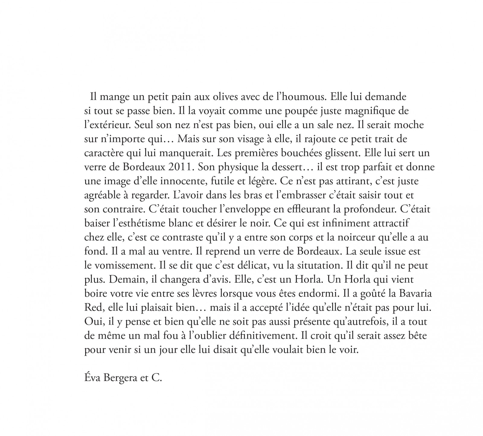 Pleure, tu pisseras moins texte 1